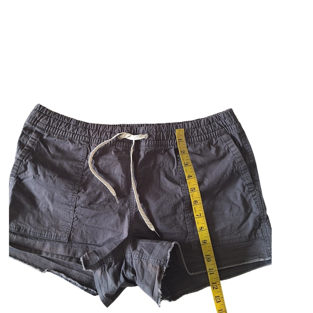 Vuori Shorts Women's  Dark Gray Ripstop Drawstring Pockets Elastic‎ Waist M - Picture 6 of 8